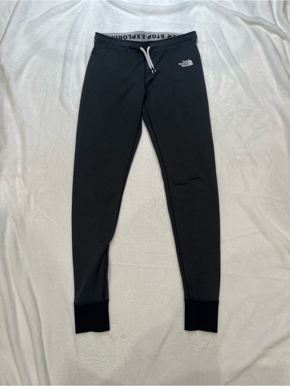 North Face Dark Heather Gray Women's Leggings Size Small Athleisure Causal
